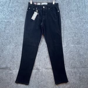 Fabrizio Gianni Jeans Women 4 Black Straight Soft Corduroy Stretch‎ Slim Fit